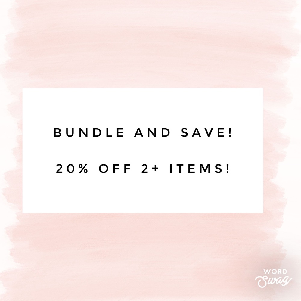 20% off 2+ items!!!